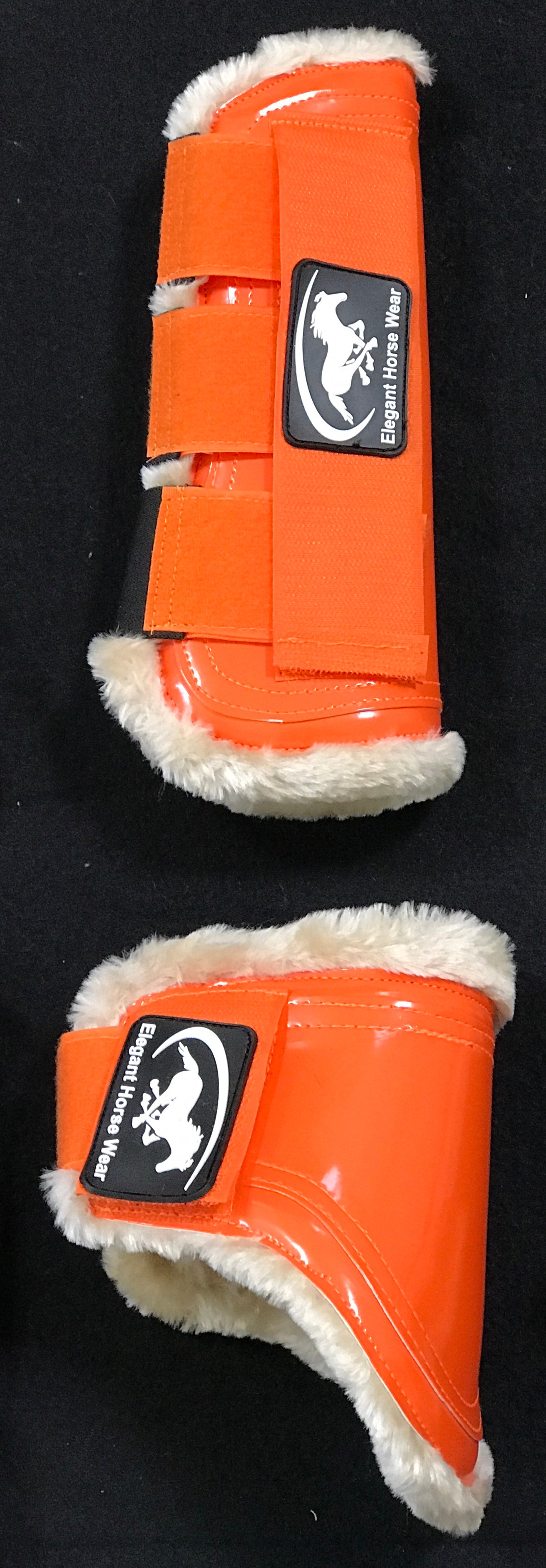 Open-Front Sheepskin Jump Boots