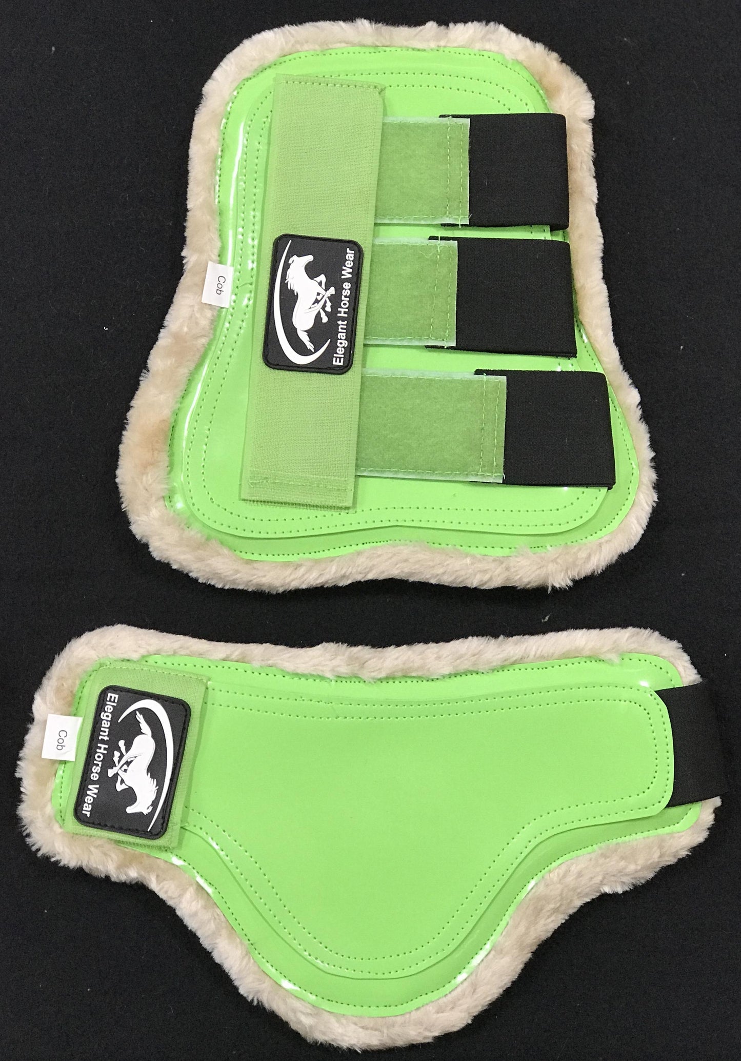 Open-Front Sheepskin Jump Boots