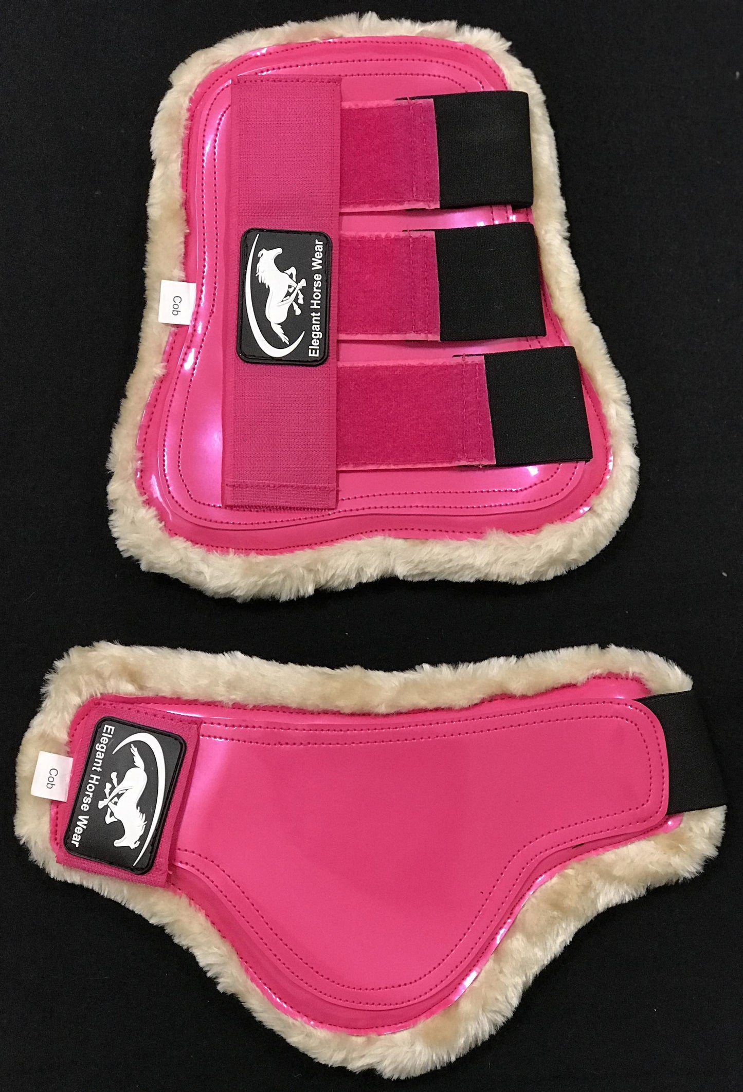 Open-Front Sheepskin Jump Boots