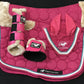 Pink Dressage Sheepskin Set