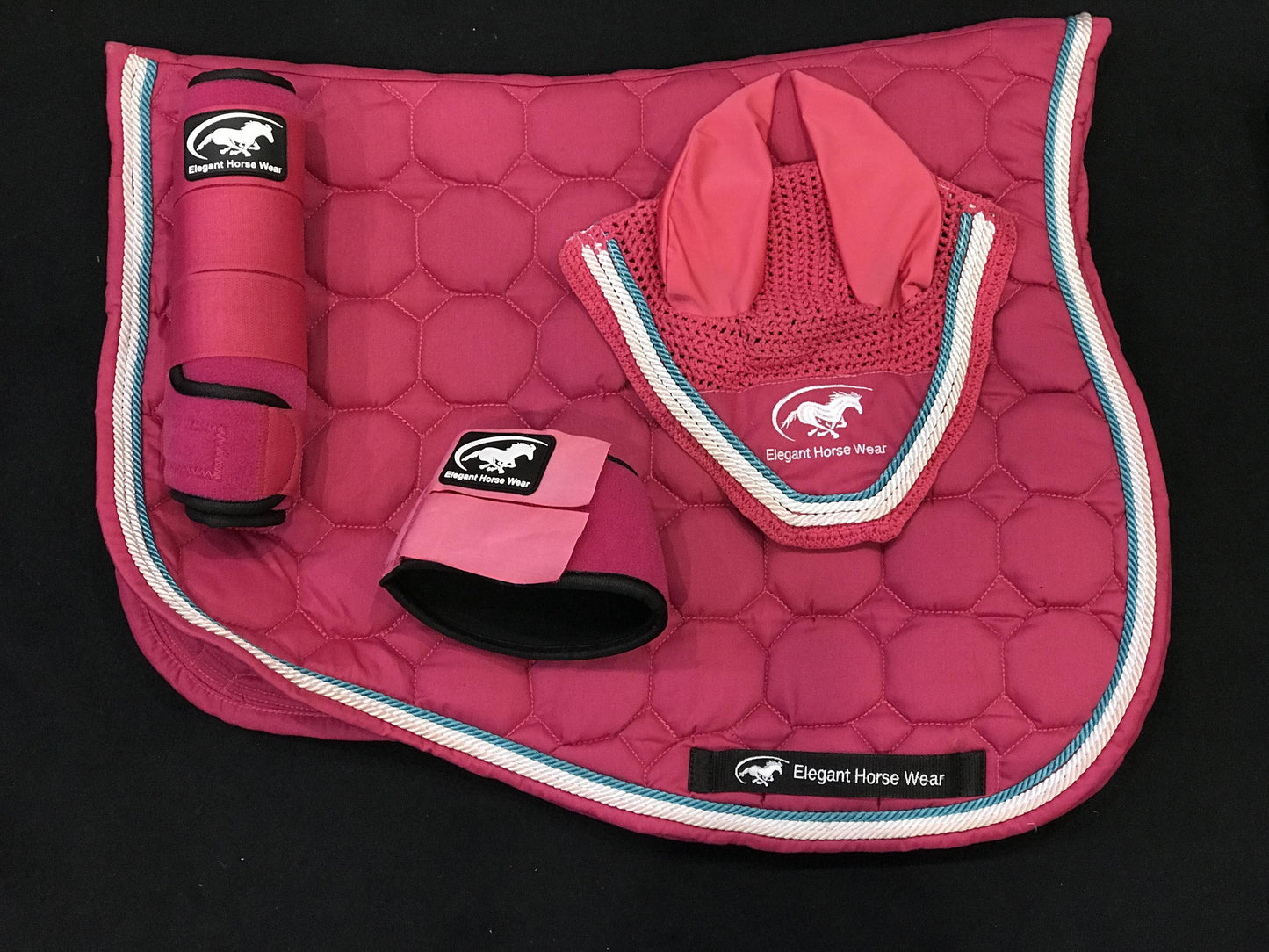 Pink All-purpose Sheepskin Set
